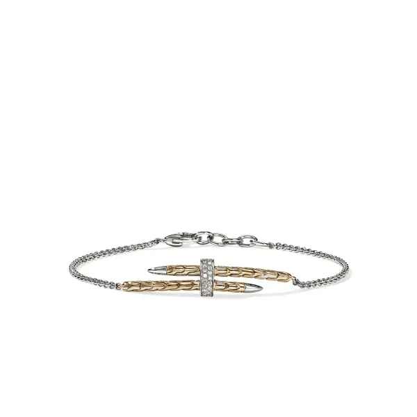 John Hardy 14K Yellow Gold Silver Bracelet Shelle Jewelers, Inc Northbrook, IL