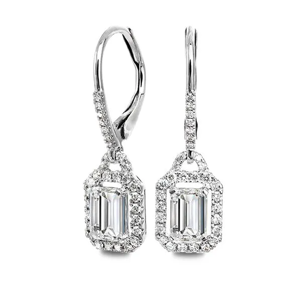 Dialog Solutions Inc. 18K White Gold Diamond Earrings Shelle Jewelers, Inc Northbrook, IL