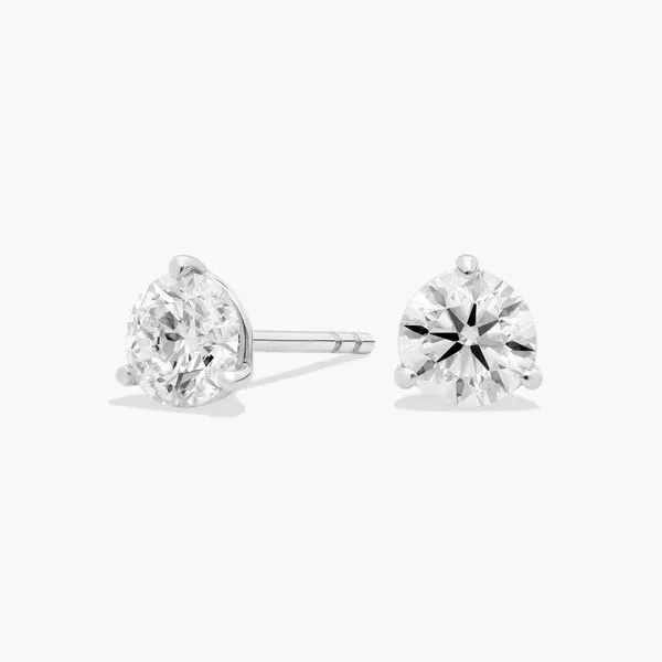 A. Glam, Inc. 14K White Gold Diamond Stud Earrings Shelle Jewelers, Inc Northbrook, IL