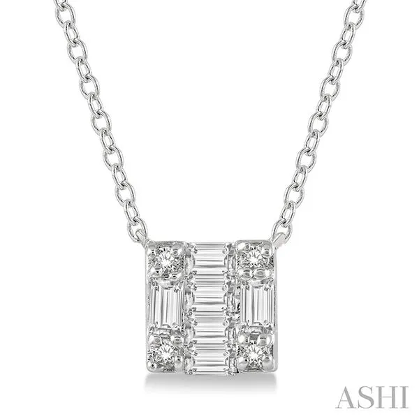 Ashi Diamonds, LLC 10K White Gold Diamond Pendant Shelle Jewelers, Inc Northbrook, IL