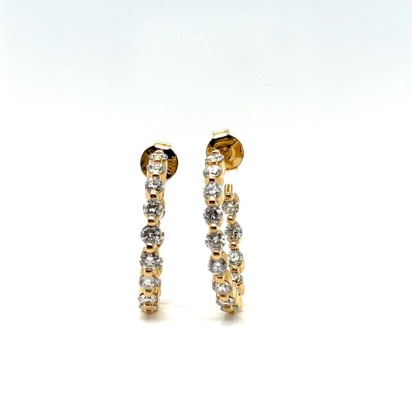 A. Glam, Inc. 18K Yellow Gold Diamond Earrings Shelle Jewelers, Inc Northbrook, IL