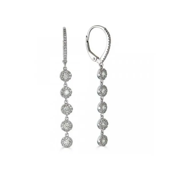 Jocalio Group 14K White Gold Diamond Earrings Shelle Jewelers, Inc Northbrook, IL