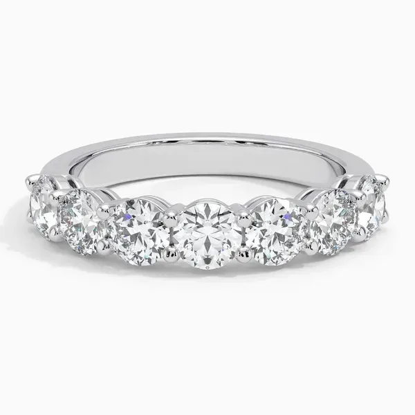 A. Glam, Inc. 14K White Gold Wedding Band Shelle Jewelers, Inc Northbrook, IL