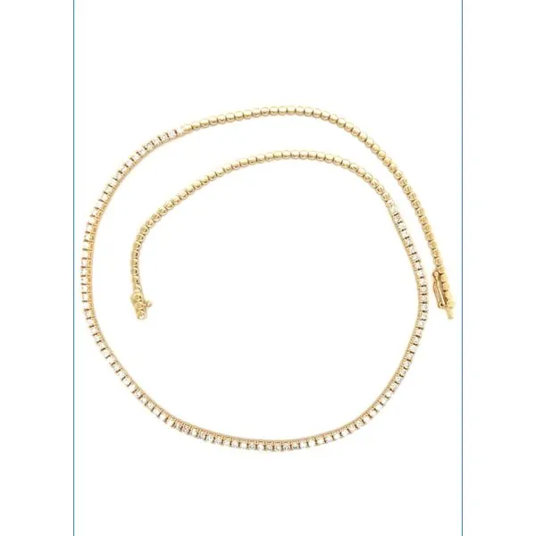 A. Glam, Inc. 14K Yellow Gold Diamond Necklace Shelle Jewelers, Inc Northbrook, IL