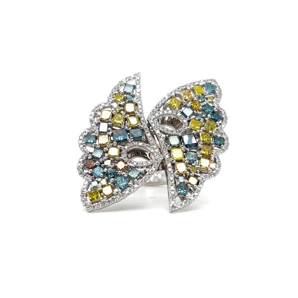 A. Glam, Inc. 14K White Gold Diamond Fashion Ring Shelle Jewelers, Inc Northbrook, IL