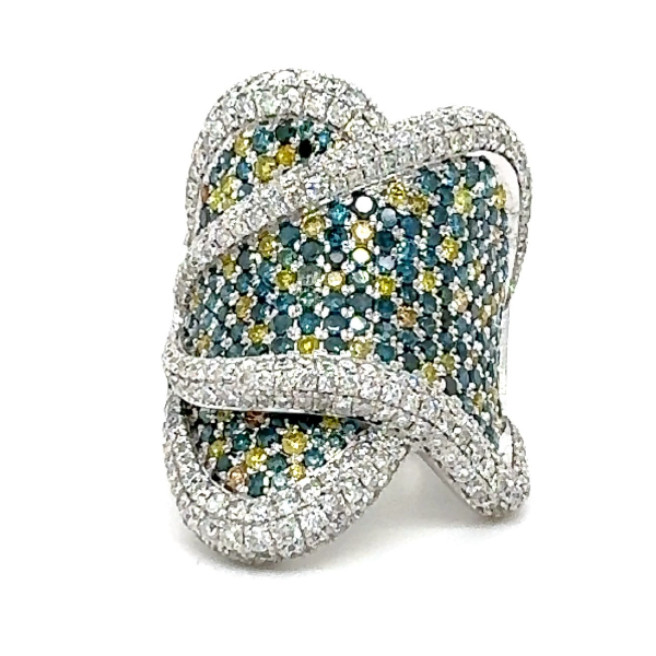 A. Glam, Inc. 14K White Gold Diamond Fashion Ring Shelle Jewelers, Inc Northbrook, IL