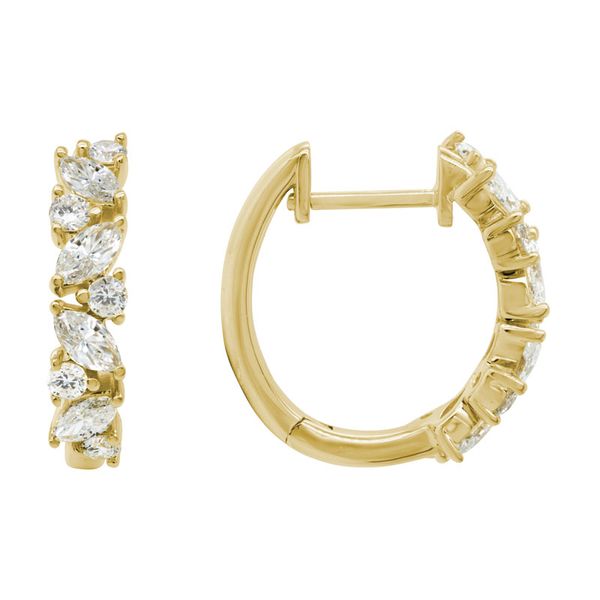 Artistry 14K Yellow Gold Diamond Earrings Shelle Jewelers, Inc Northbrook, IL