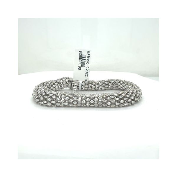 PMG 14K White Gold Diamond Bracelet Shelle Jewelers, Inc Northbrook, IL