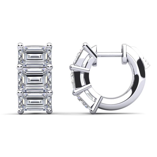 PMG 14K White Gold Diamond Earrings Shelle Jewelers, Inc Northbrook, IL