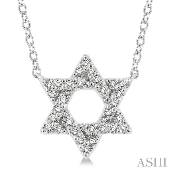 ASHI 10K White Gold Diamond Necklace Shelle Jewelers, Inc Northbrook, IL