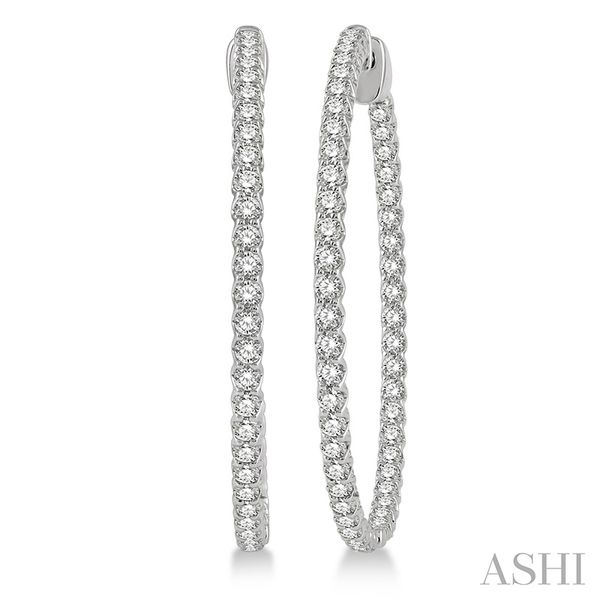 ASHI 14K White Gold Diamond Earrings Shelle Jewelers, Inc Northbrook, IL