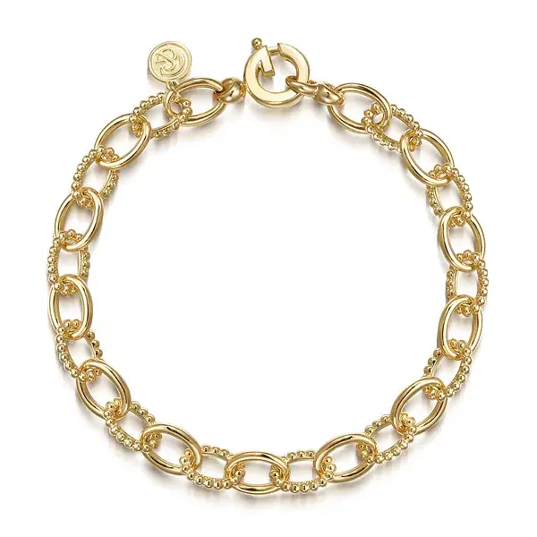 GAB 14K Yellow Gold Gold Bracelet Shelle Jewelers, Inc Northbrook, IL