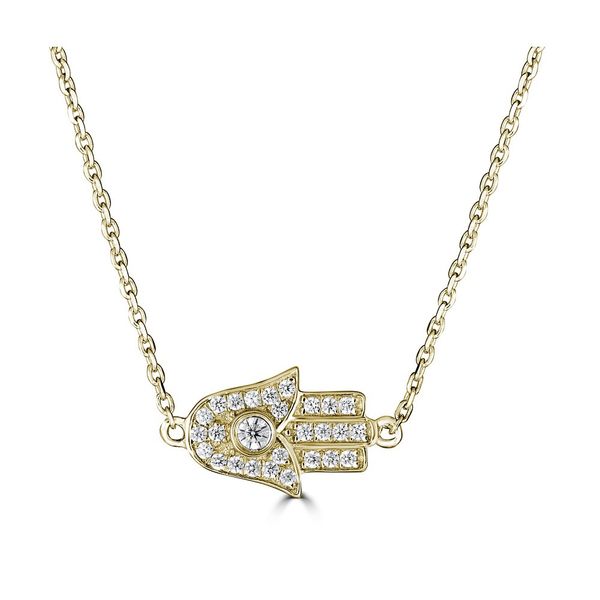 JGG 14K Yellow Gold Diamond Necklace Shelle Jewelers, Inc Northbrook, IL