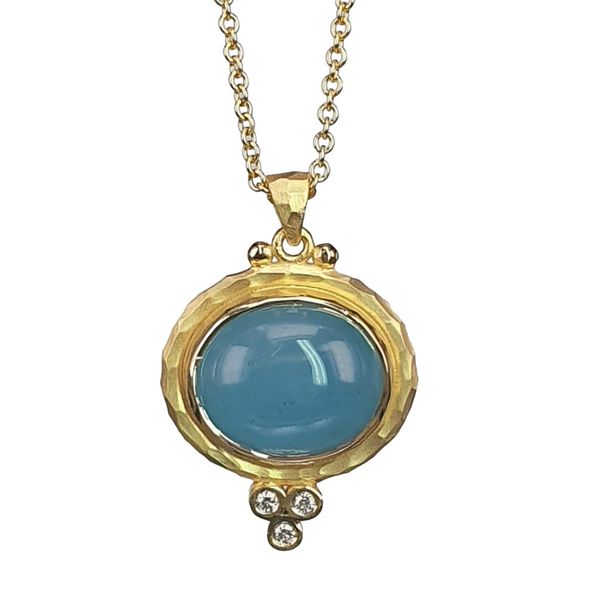 MDG 14K Yellow Gold Colored Stone Pendants Shelle Jewelers, Inc Northbrook, IL