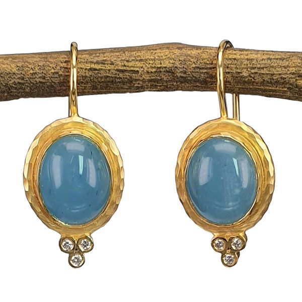 MDG 14K Yellow Gold Colored Stone Earrings Shelle Jewelers, Inc Northbrook, IL