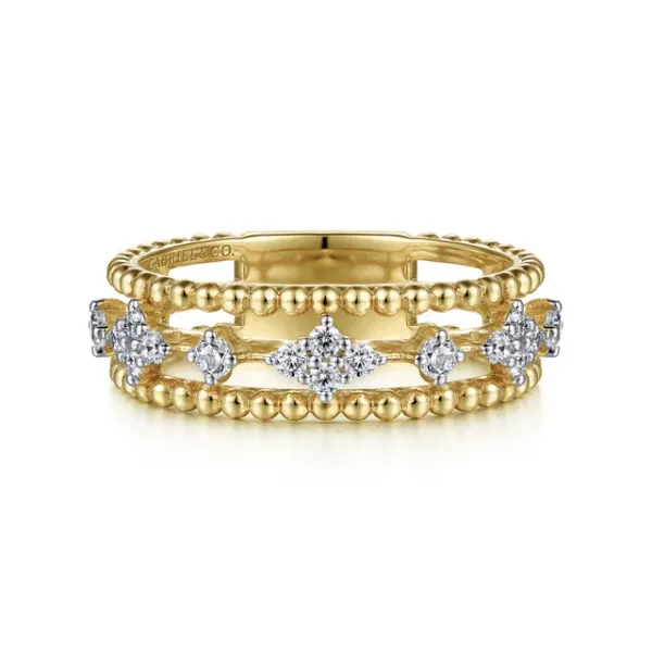GAB 14K Yellow Gold Diamond Fashion Ring Shelle Jewelers, Inc Northbrook, IL