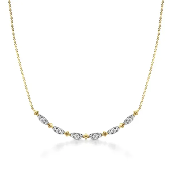 GAB 14K Yellow Gold Diamond Necklace Shelle Jewelers, Inc Northbrook, IL