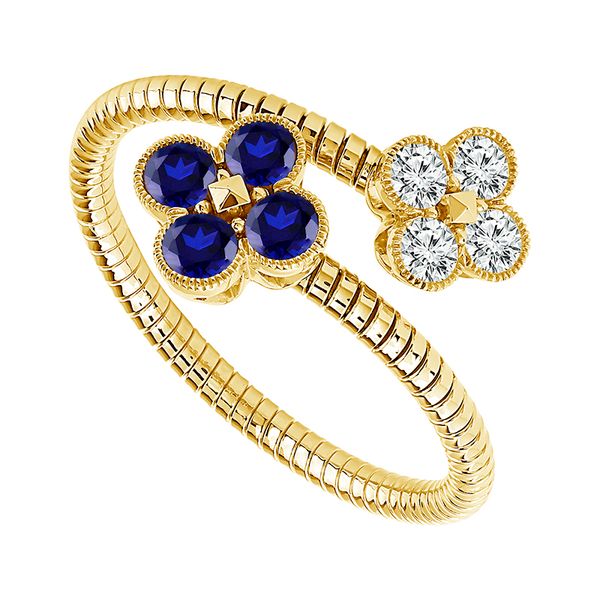 IDDU 14K Yellow Gold Colored Stone Fashion Ring Shelle Jewelers, Inc Northbrook, IL