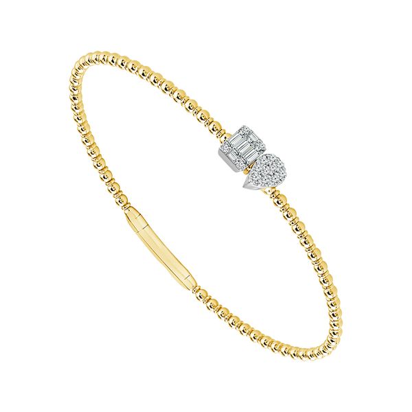 IDDU 14K Yellow Gold Diamond Bracelet Shelle Jewelers, Inc Northbrook, IL