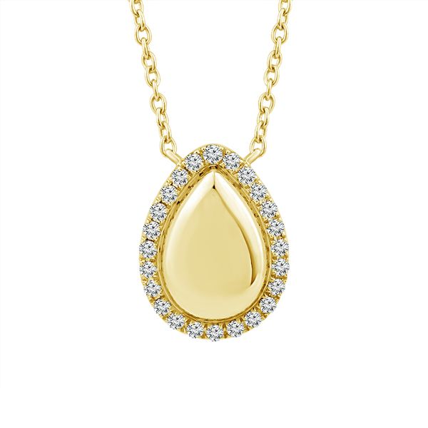 IDDU 14K Yellow Gold Diamond Necklace Shelle Jewelers, Inc Northbrook, IL