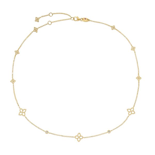 RCI 18K Yellow Gold Diamond Necklace Shelle Jewelers, Inc Northbrook, IL