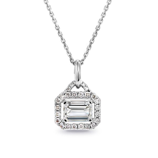 18K White Gold Diamond Pendant Shelle Jewelers, Inc Northbrook, IL
