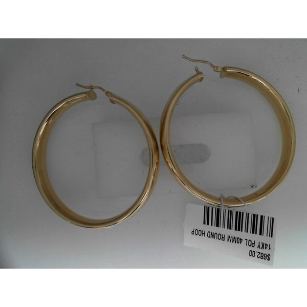 14K Yellow Gold Hoop Earrings Shelle Jewelers, Inc Northbrook, IL