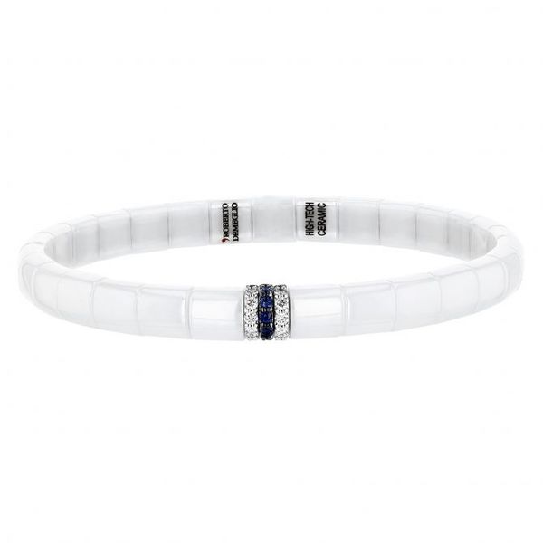 18K White Gold Bangle Bracelet Shelle Jewelers, Inc Northbrook, IL