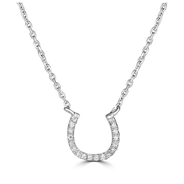 14K White Gold Charm Necklace Shelle Jewelers, Inc Northbrook, IL