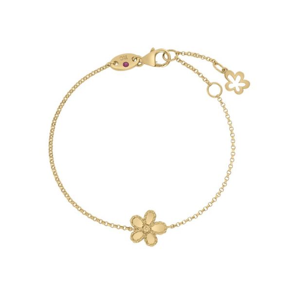18K Yellow Gold Link Bracelet Shelle Jewelers, Inc Northbrook, IL