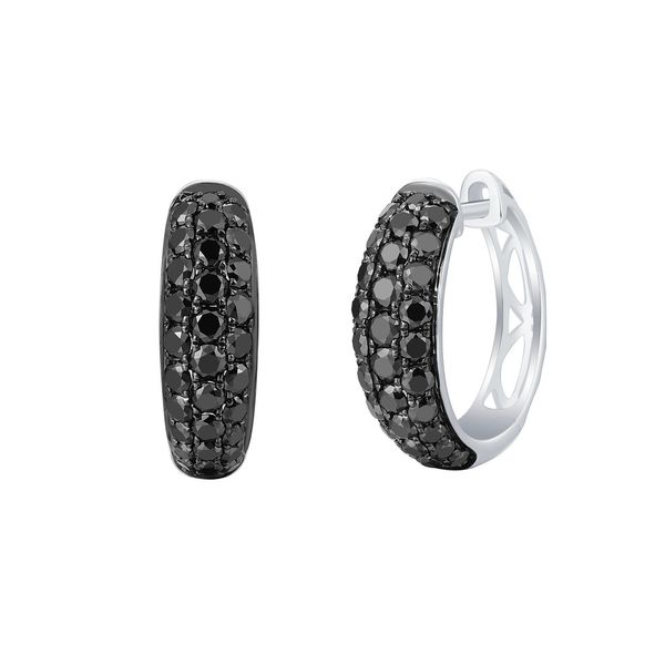 14K White Gold Huggie Earrings Shelle Jewelers, Inc Northbrook, IL