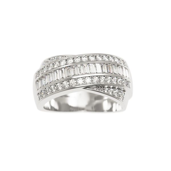 18K White Gold Cross Ring Shelle Jewelers, Inc Northbrook, IL