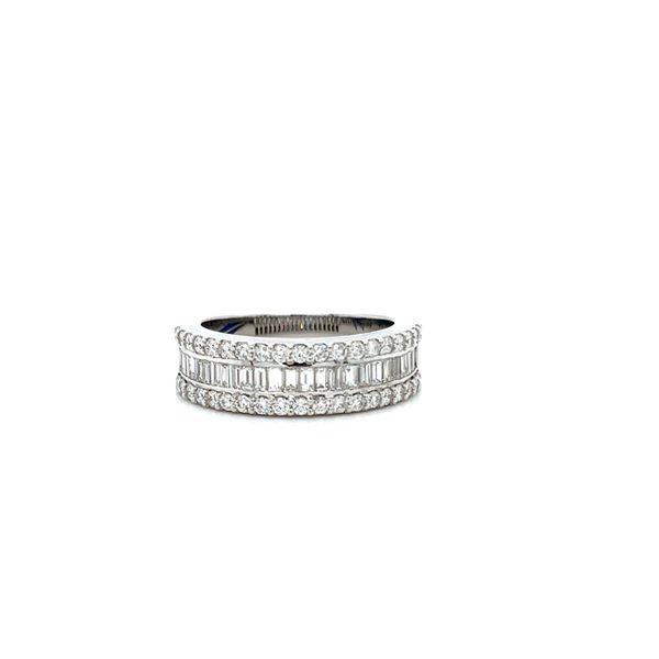 18K White Gold Band Ring Shelle Jewelers, Inc Northbrook, IL