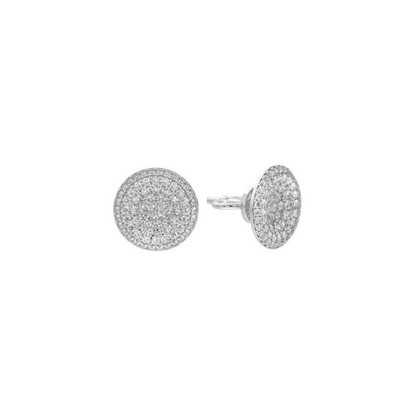 18K White Gold Stud Earrings Shelle Jewelers, Inc Northbrook, IL