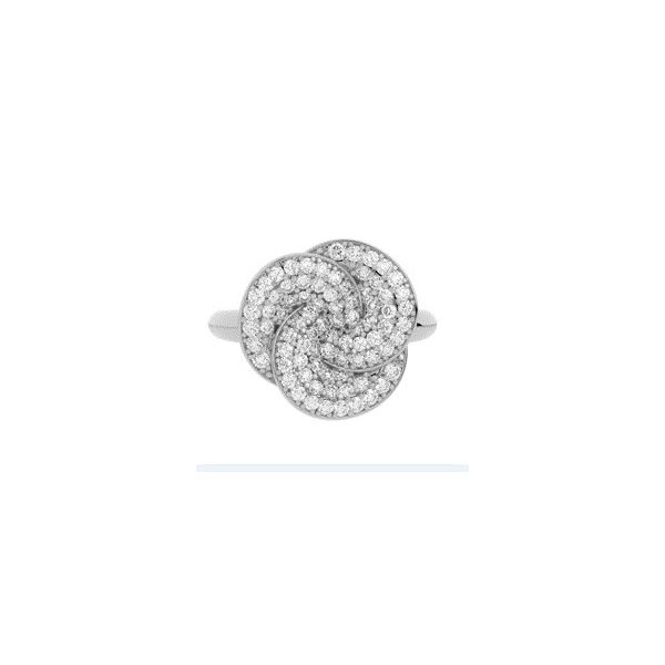 18K White Gold Twisted Ring Shelle Jewelers, Inc Northbrook, IL
