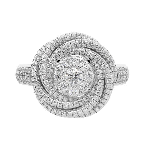 18K White Gold Twisted Ring Shelle Jewelers, Inc Northbrook, IL
