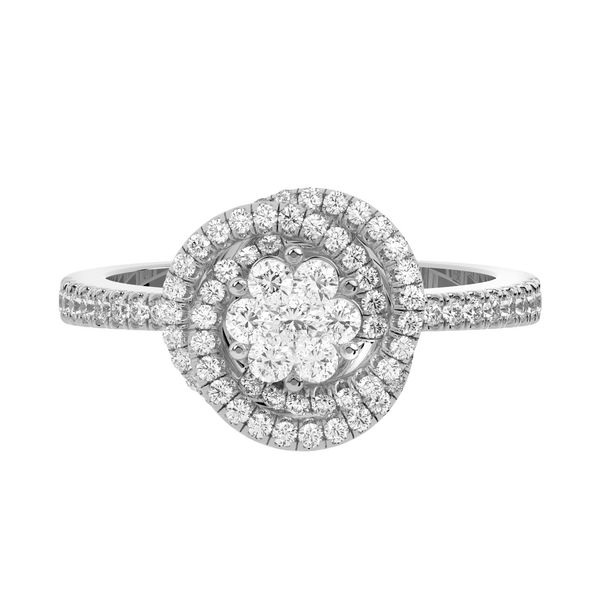 18K White Gold Twisted Ring Shelle Jewelers, Inc Northbrook, IL