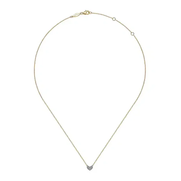 14K Yellow Gold Pendant Necklace Image 2 Shelle Jewelers, Inc Northbrook, IL
