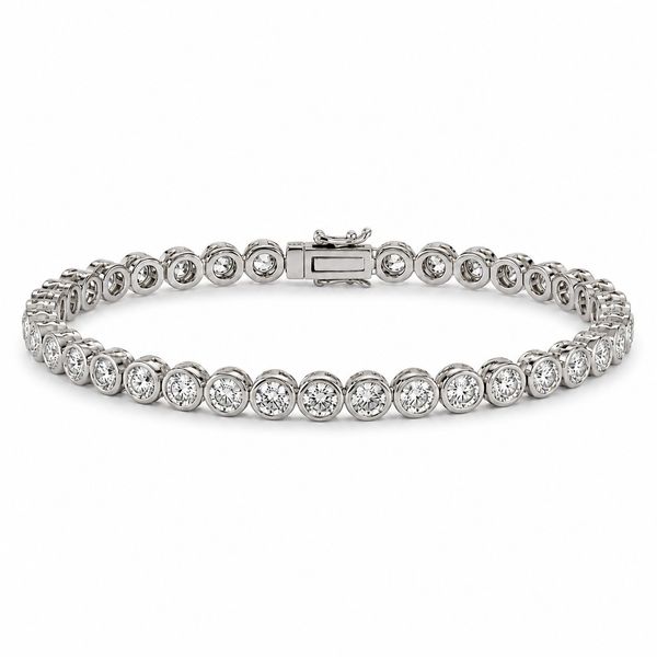 14K Yellow Gold Tennis Bracelet Shelle Jewelers, Inc Northbrook, IL