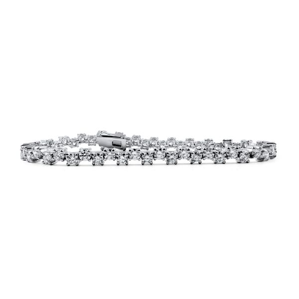 14K White Gold Tennis Bracelet Shelle Jewelers, Inc Northbrook, IL