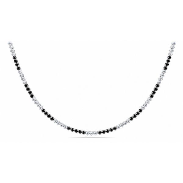 14K White Gold Tennis Necklace Shelle Jewelers, Inc Northbrook, IL