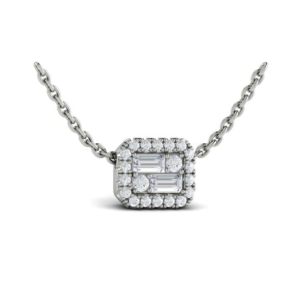 14K White Gold Pendant Necklace Shelle Jewelers, Inc Northbrook, IL