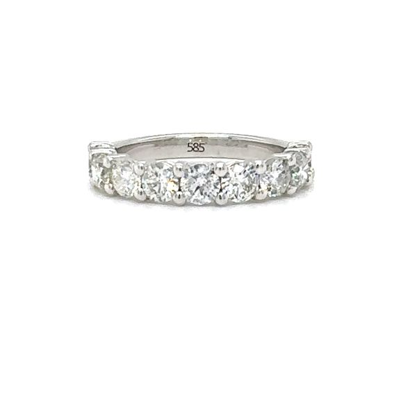 14K White Gold Anniversary Band Ring Shelle Jewelers, Inc Northbrook, IL