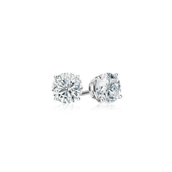 14K White Gold Stud Earrings Shelle Jewelers, Inc Northbrook, IL