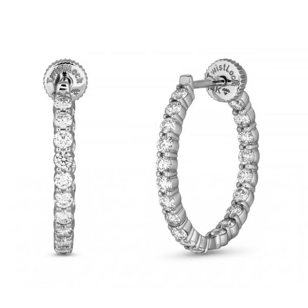 14K White Gold Earrings Shelle Jewelers, Inc Northbrook, IL