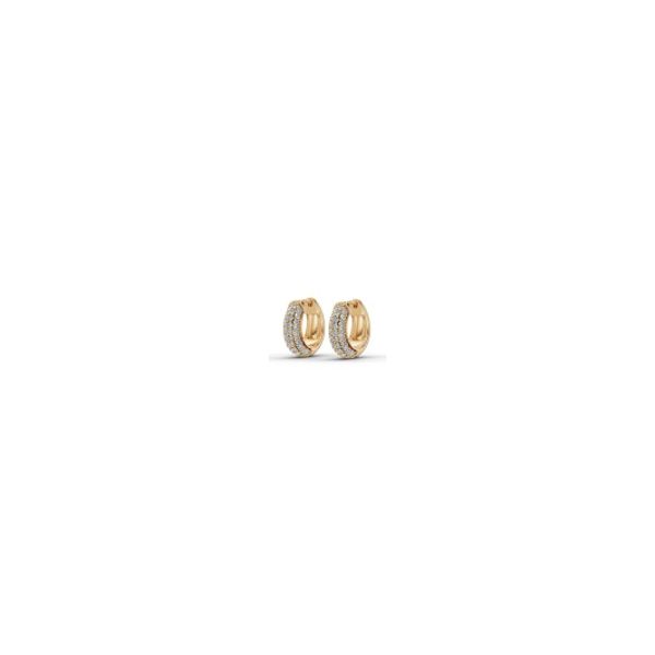 14K White Gold Huggie Earrings Shelle Jewelers, Inc Northbrook, IL