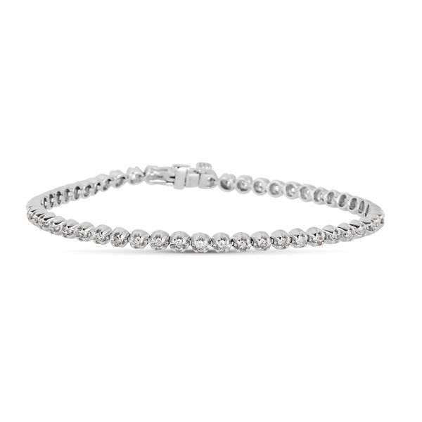 14K White Gold Tennis Bracelet Shelle Jewelers, Inc Northbrook, IL