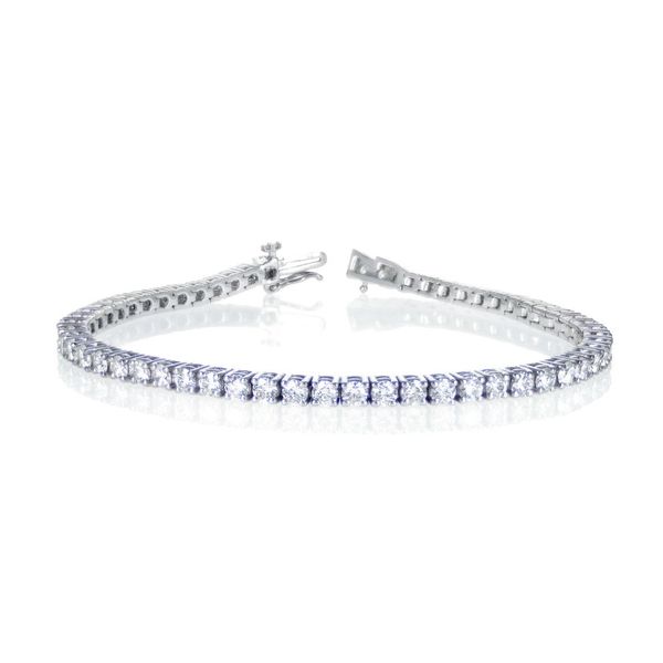 14K White Gold Tennis Bracelet Shelle Jewelers, Inc Northbrook, IL