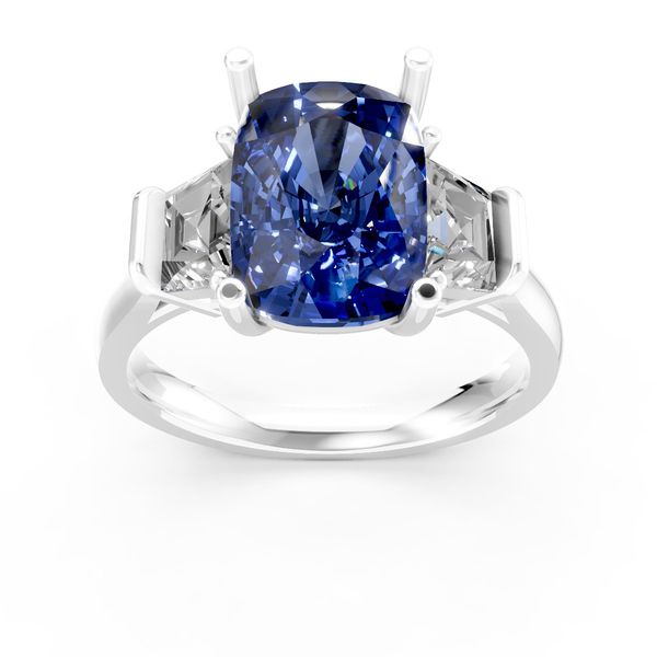 950 Platinum Three Stone Ring Shelle Jewelers, Inc Northbrook, IL