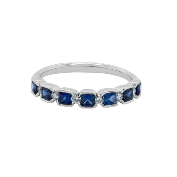 14K White Gold Anniversary Band Ring Shelle Jewelers, Inc Northbrook, IL